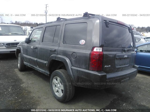 1J8HG48K56C104494 - 2006 JEEP COMMANDER GRAY photo 3