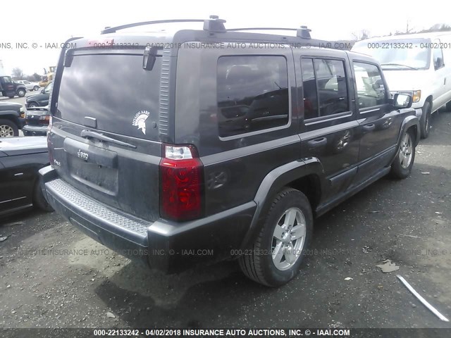 1J8HG48K56C104494 - 2006 JEEP COMMANDER GRAY photo 4