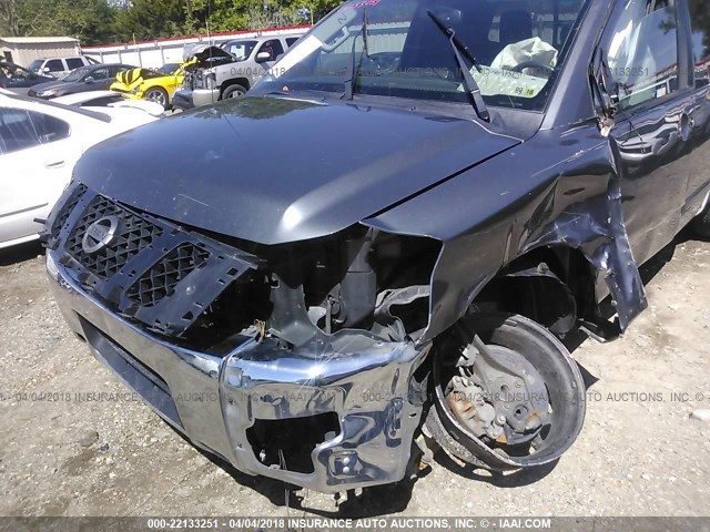 1N6BA0CA3EN516533 - 2014 NISSAN TITAN S/SV/PRO-4X GRAY photo 6