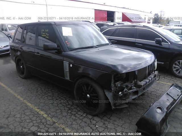 SALMF13446A203067 - 2006 LAND ROVER RANGE ROVER SUPERCHARGED BLACK photo 1
