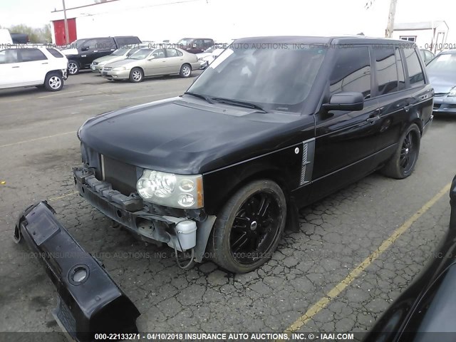 SALMF13446A203067 - 2006 LAND ROVER RANGE ROVER SUPERCHARGED BLACK photo 2