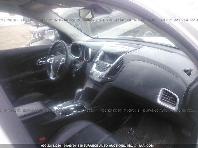 2GNALFEK8C1192714 - 2012 CHEVROLET EQUINOX LTZ WHITE photo 5