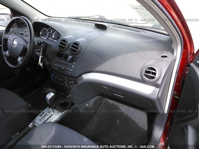 KL1TD5DE0BB152654 - 2011 CHEVROLET AVEO LS/LT 红色 照片 5