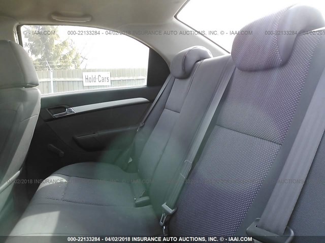 KL1TD5DE0BB152654 - 2011 CHEVROLET AVEO LS/LT 红色 照片 8