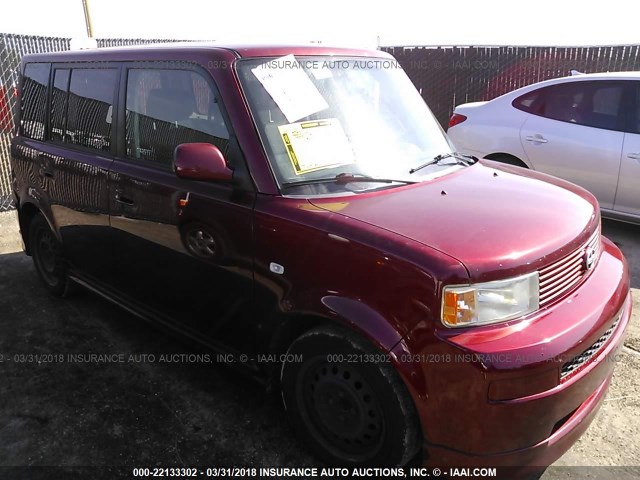 JTLKT324664065992 - 2006 TOYOTA SCION XB MAROON photo 1