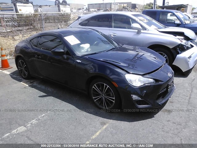 JF1ZNAA19D1727665 - 2013 TOYOTA SCION FR-S შავი ფოტო 1