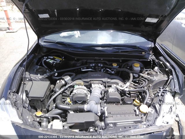 JF1ZNAA19D1727665 - 2013 TOYOTA SCION FR-S შავი ფოტო 10