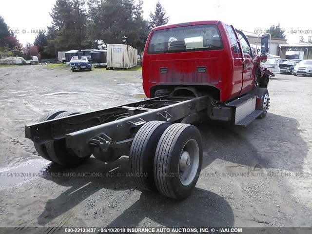 3FRWX6FC7CV304726 - 2012 FORD F650 SUPER DUTY RED photo 4