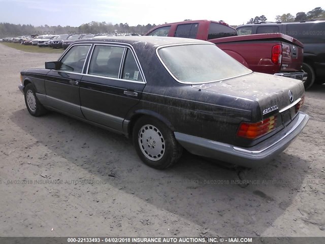 WDBCA35D8JA370002 - 1988 MERCEDES-BENZ 420 SEL BLUE photo 3