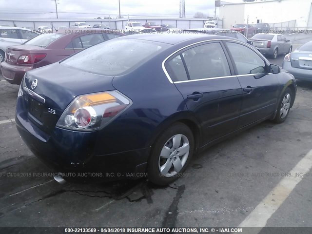 1N4AL21E87C159462 - 2007 NISSAN ALTIMA 2.5/2.5S Dark Blue photo 4