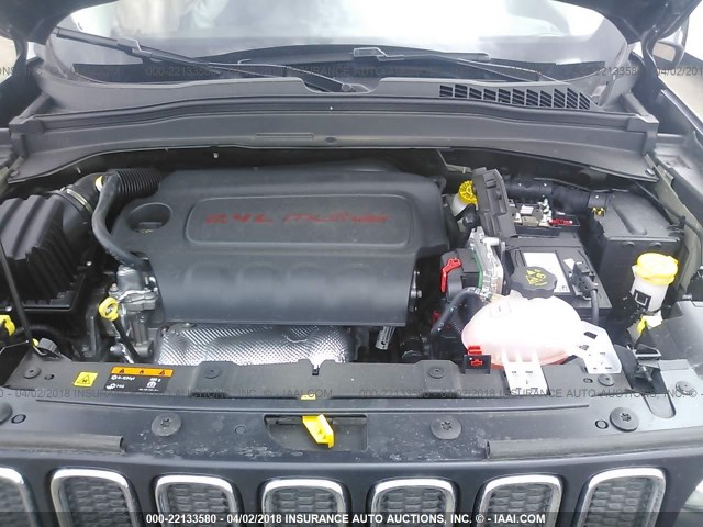 ZACCJBAB5HPG29880 - 2017 JEEP RENEGADE SPORT Սև լուսանկար 10