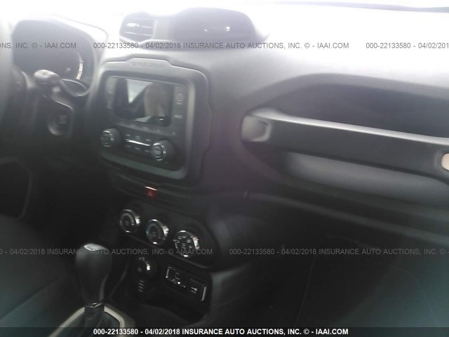 ZACCJBAB5HPG29880 - 2017 JEEP RENEGADE SPORT Սև լուսանկար 5