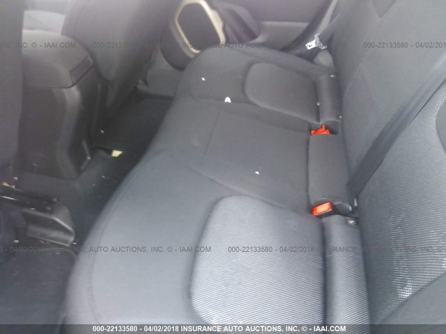 ZACCJBAB5HPG29880 - 2017 JEEP RENEGADE SPORT Սև լուսանկար 8