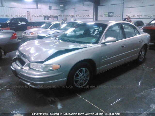 2G4WB52K9X1401069 - 1999 BUICK REGAL LS/LSE GOLD photo 2