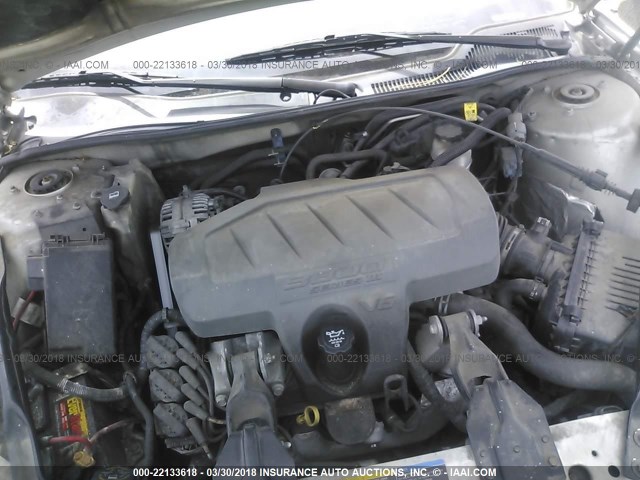 2G2WP552671108719 - 2007 PONTIAC GRAND PRIX SILVER photo 10