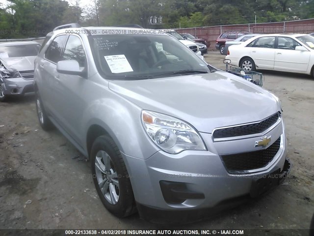 2GNFLDE30D6230038 - 2013 CHEVROLET EQUINOX LT SILVER photo 1