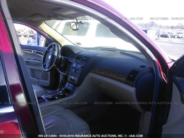5GZER237X8J301718 - 2008 SATURN OUTLOOK XR წითელი ფოტო 5