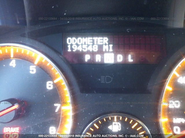 5GZER237X8J301718 - 2008 SATURN OUTLOOK XR წითელი ფოტო 7