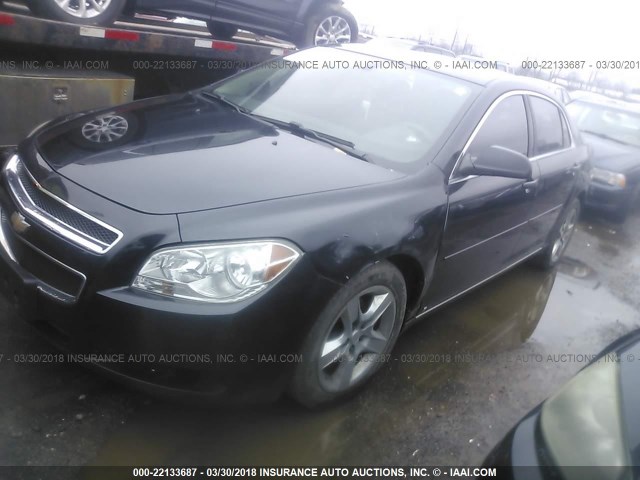 1G1ZH57B394106476 - 2009 CHEVROLET MALIBU 1LT 黑色 照片 2