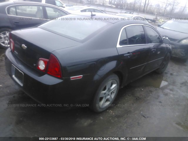 1G1ZH57B394106476 - 2009 CHEVROLET MALIBU 1LT 黑色 照片 4