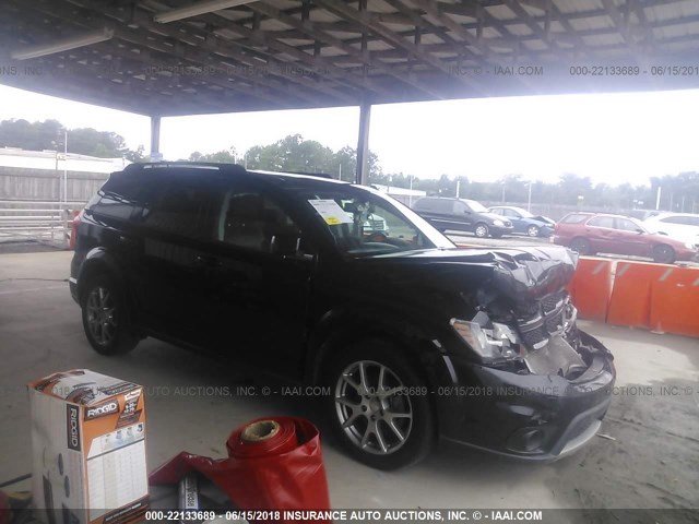 3C4PDCEG2ET153029 - 2014 DODGE JOURNEY R/T BLACK photo 1