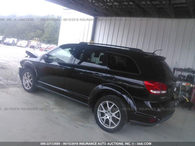 3C4PDCEG2ET153029 - 2014 DODGE JOURNEY R/T BLACK photo 3