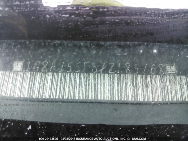 1G8AJ55F37Z185768 - 2007 SATURN ION LEVEL 2 Tünd mavi foto 9