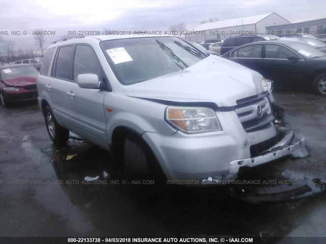 5FNYF18348B018598 - 2008 HONDA PILOT SE SILVER photo 1