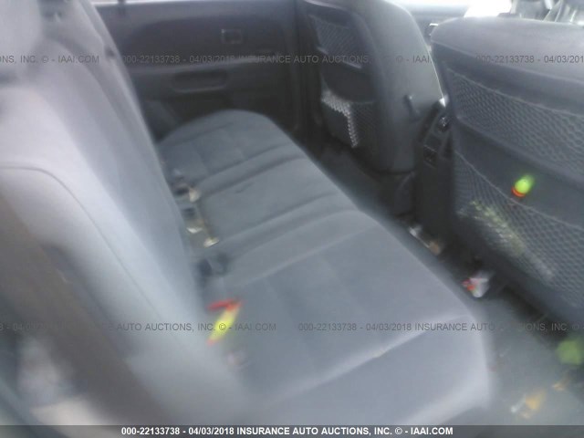 5FNYF18348B018598 - 2008 HONDA PILOT SE SILVER photo 8