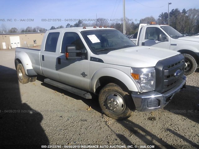 1FT8W3CT6FEC54932 - 2015 FORD F350 SUPER DUTY WHITE photo 1