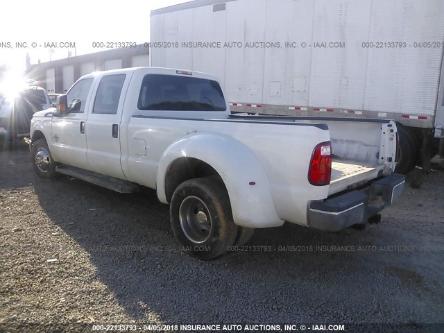 1FT8W3CT6FEC54932 - 2015 FORD F350 SUPER DUTY WHITE photo 3