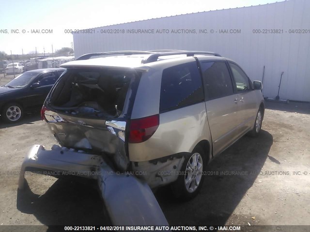 5TDZA22C14S024625 - 2004 TOYOTA SIENNA XLE/XLE LIMITED GOLD photo 4