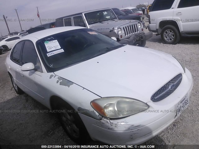 1FAFP53U92G121966 - 2002 FORD TAURUS SE WHITE photo 1