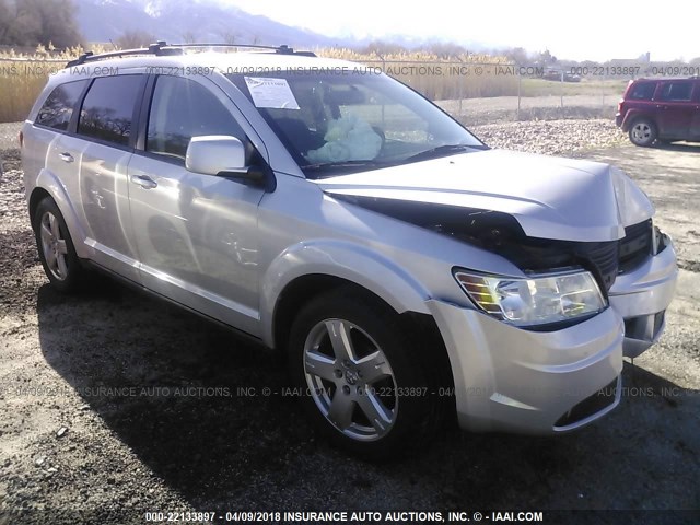 3D4PH5FV4AT169548 - 2010 DODGE JOURNEY SXT SILVER photo 1