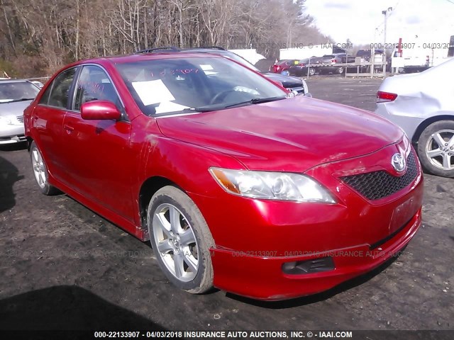 4T1BE46K97U074610 - 2007 TOYOTA CAMRY NEW GENERAT CE/LE/XLE/SE RED photo 1