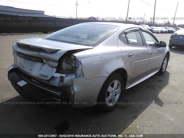 2G2WP552871171563 - 2007 PONTIAC GRAND PRIX ვერცხლისფერი ფოტო 4
