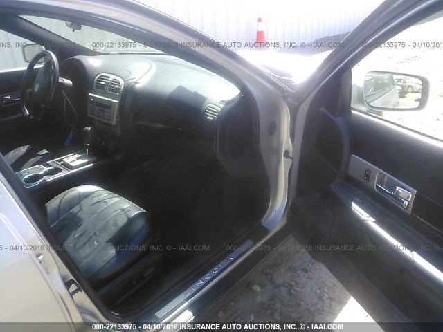 1LNHM86S05Y641104 - 2005 LINCOLN LS GRAY photo 5