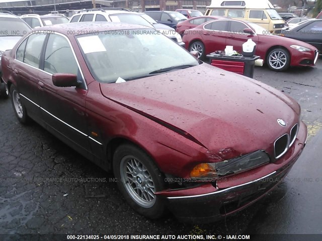 WBADM6349YGU25711 - 2000 BMW 528 I AUTOMATIC RED photo 1