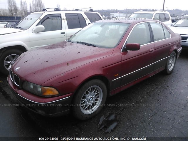 WBADM6349YGU25711 - 2000 BMW 528 I AUTOMATIC Qırmızı foto 2