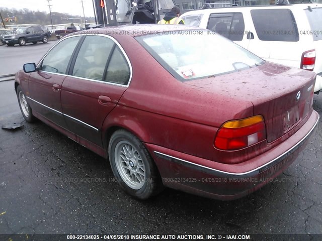 WBADM6349YGU25711 - 2000 BMW 528 I AUTOMATIC RED photo 3