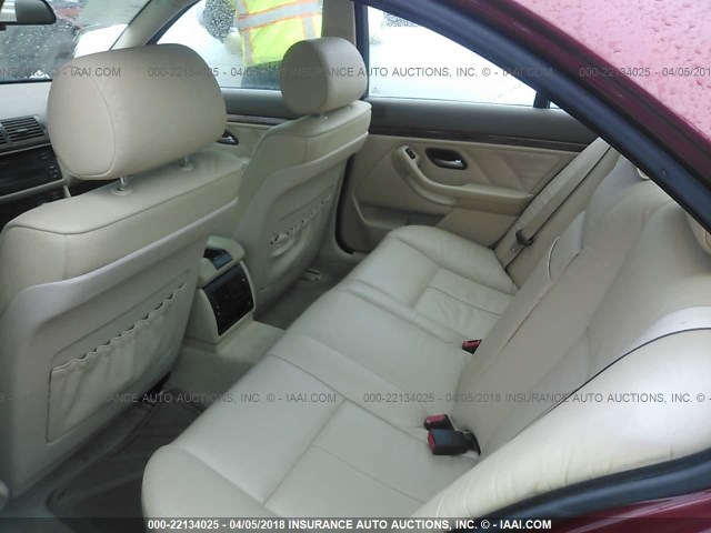 WBADM6349YGU25711 - 2000 BMW 528 I AUTOMATIC Qırmızı foto 8