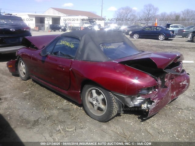 JM1NB3536Y0144104 - 2000 MAZDA MX-5 MIATA LS RED photo 3