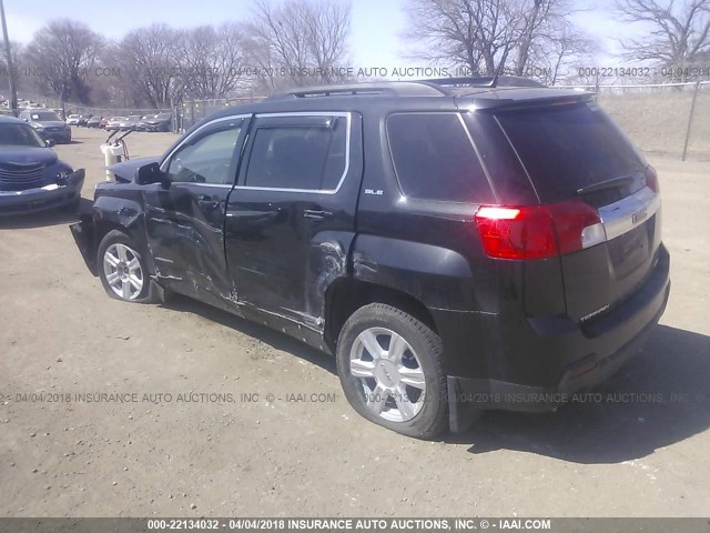 2GKFLWE37E6241614 - 2014 GMC TERRAIN SLE BLACK photo 3