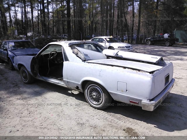 1GCCW80K3CR182241 - 1982 CHEVROLET EL CAMINO GRAY photo 3