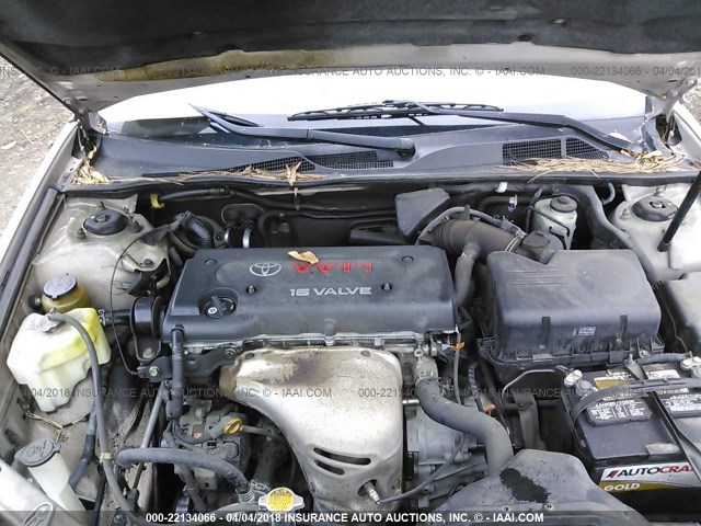 4T1BE32K24U844447 - 2004 TOYOTA CAMRY LE/XLE/SE 金色 照片 10