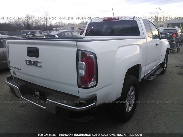 1GTH5BEA2G1316893 - 2016 GMC CANYON WHITE photo 4