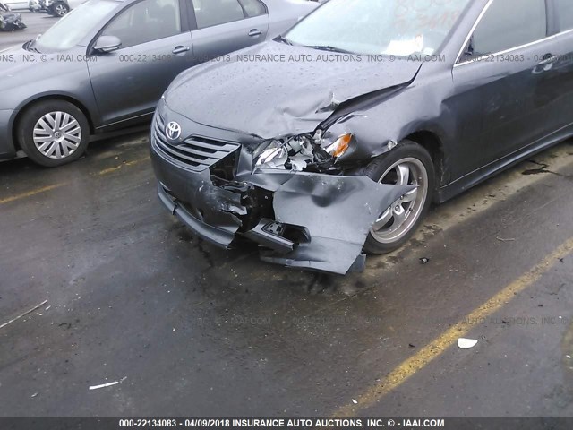 JTNBE46KX73088005 - 2007 TOYOTA CAMRY NEW GENERAT CE/LE/XLE/SE GRAY photo 6