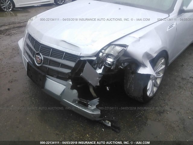 1G6DG577990126340 - 2009 CADILLAC CTS SILVER photo 6