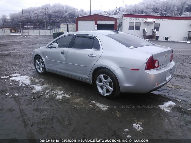 1G1ZC5E03CF338152 - 2012 CHEVROLET MALIBU 1LT SILVER photo 3