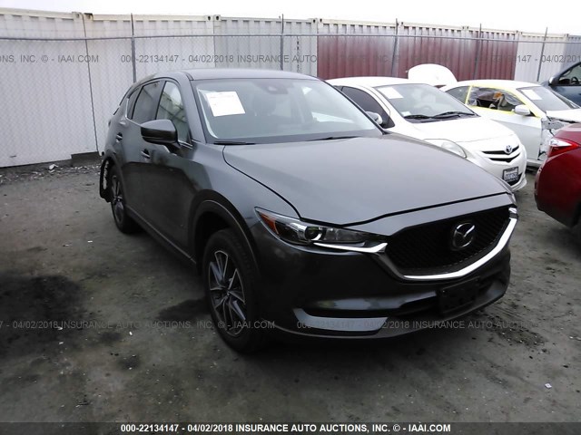 JM3KFACM3J0310647 - 2018 MAZDA CX-5 TOURING Gris photo 1